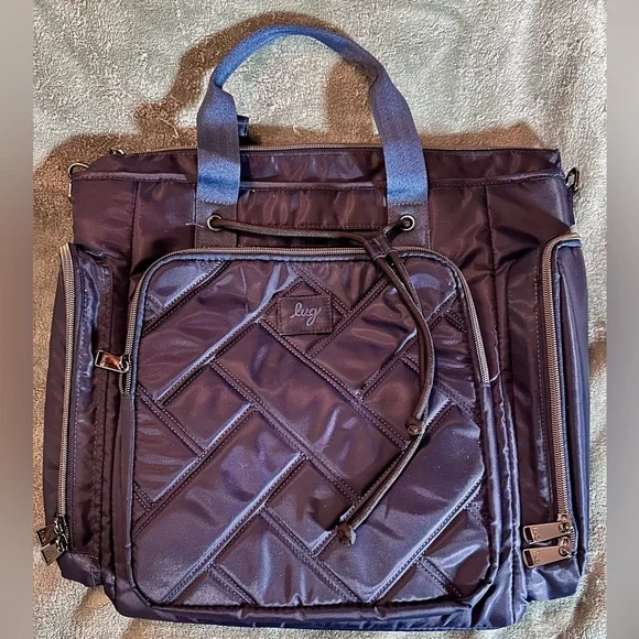 Lug Bustle Convertible Tote Bag in Indigo Blue - Picture 6 of 11